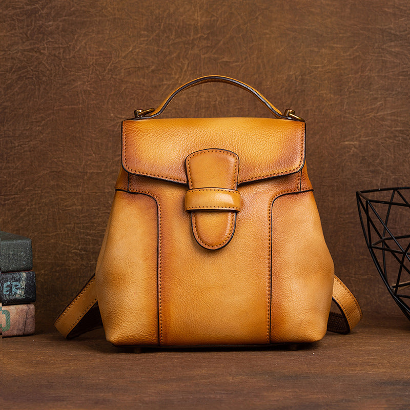 Vintage pflanzlich gegerbtes Leder