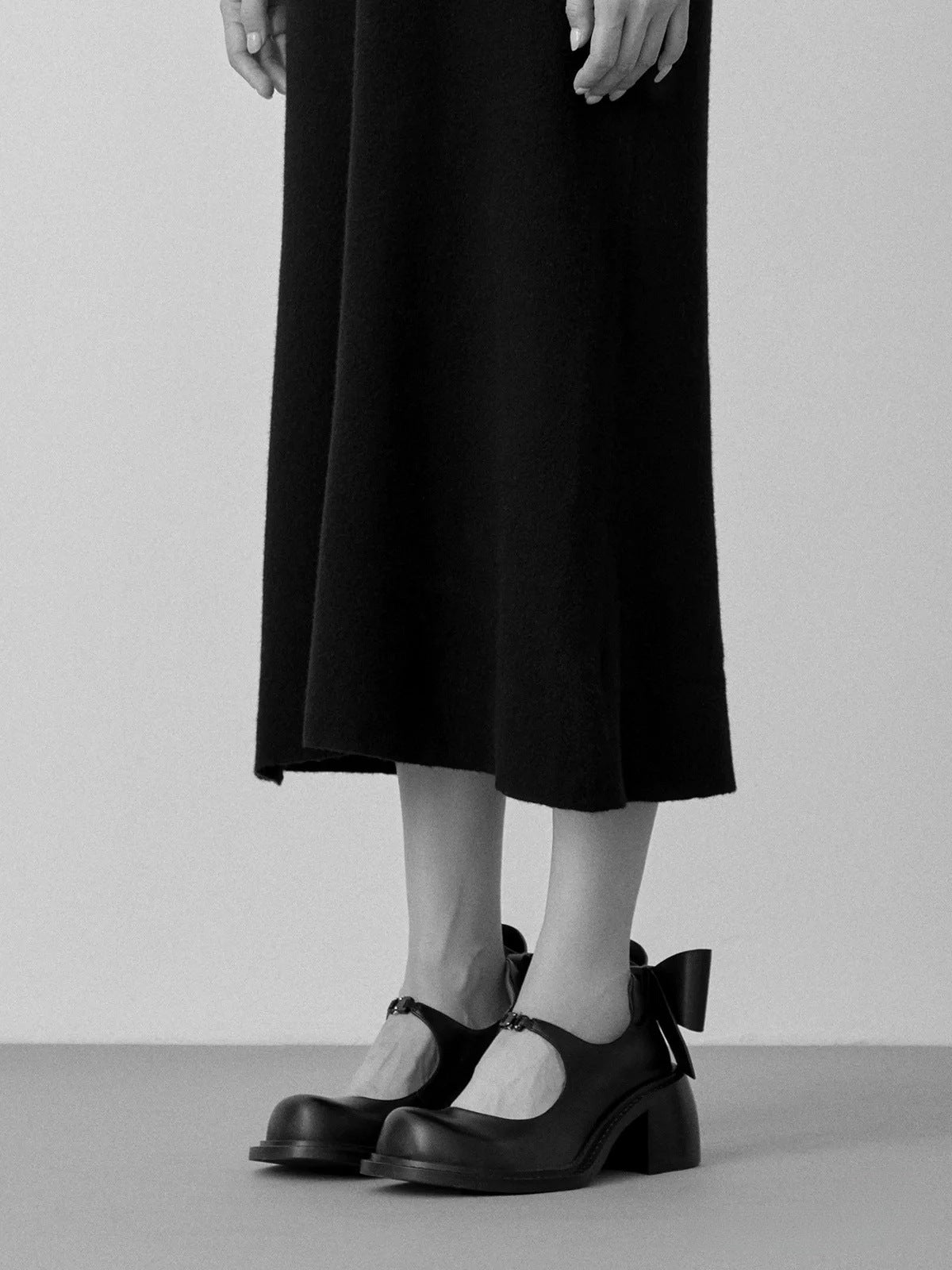Mary Jane Shoes Round Toe  Low Heel Flat Lolita Shoes