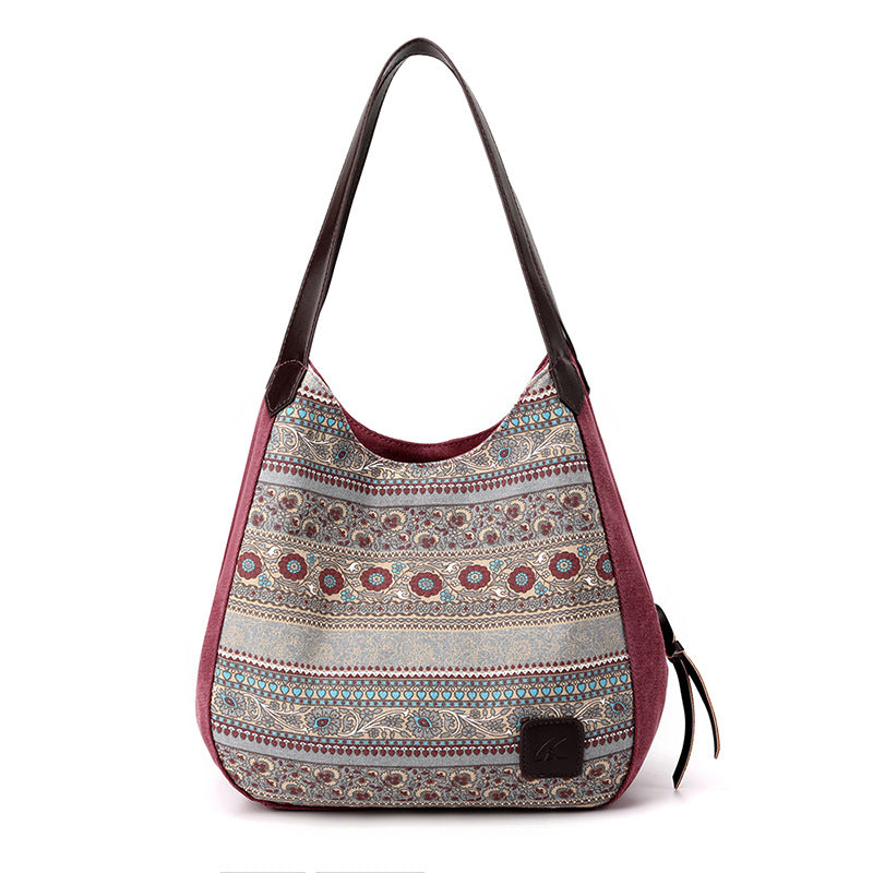 Bolsos de lona estilo bohemio