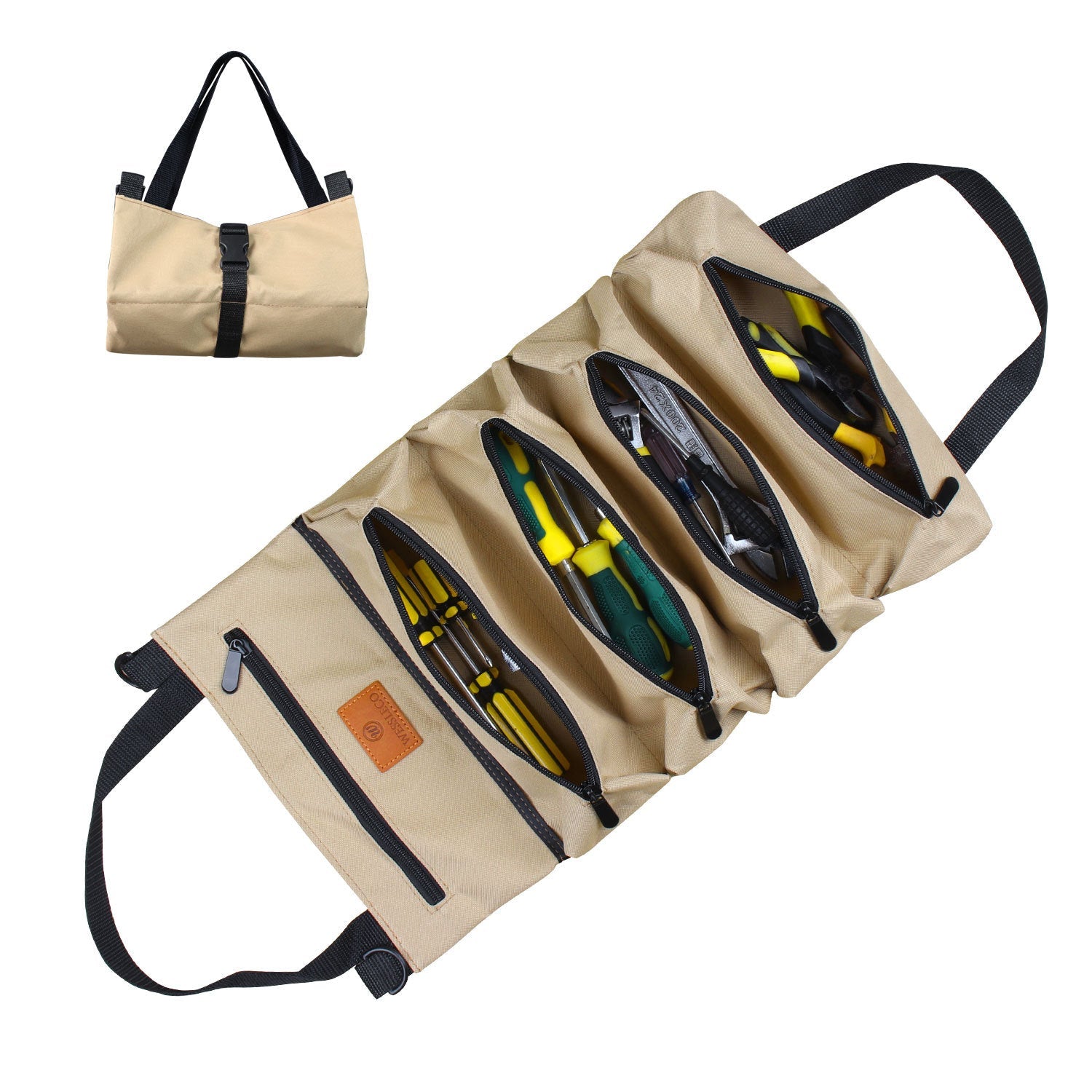 Camoflage Canvas Zippered Tool Storage Bag