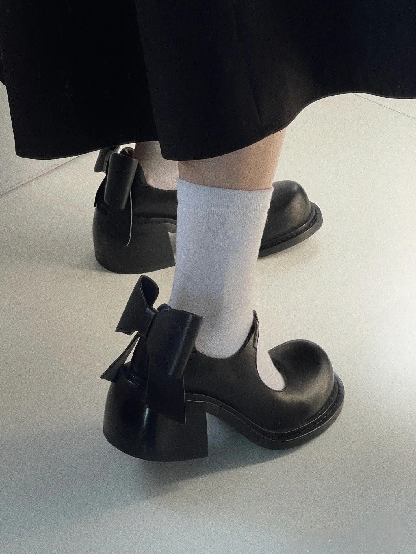 Mary Jane Shoes Round Toe  Low Heel Flat Lolita Shoes