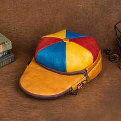 Vintage Hat Shape Leather