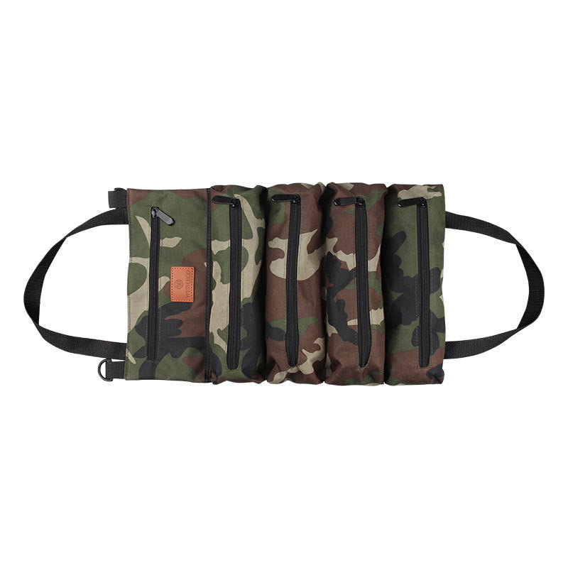 Camoflage Canvas Zippered Tool Storage Bag