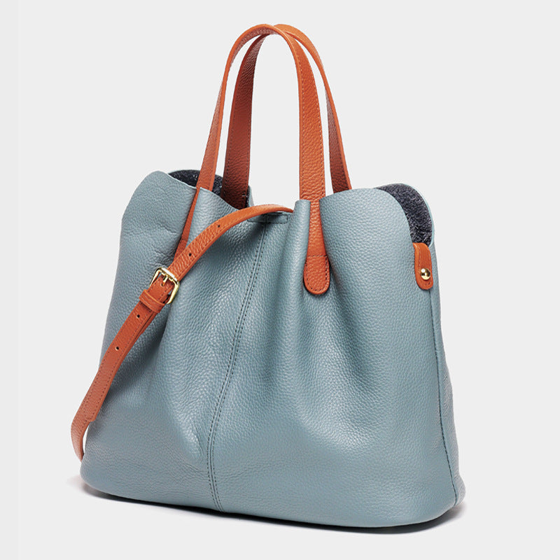 Bolsos de mano de piel de vaca