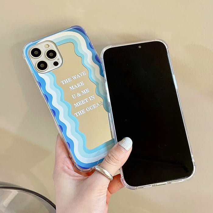 Funda para iPhone con olas del océano