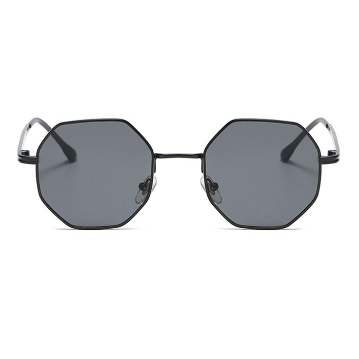 Achteckige Sonnenbrille aus Metall