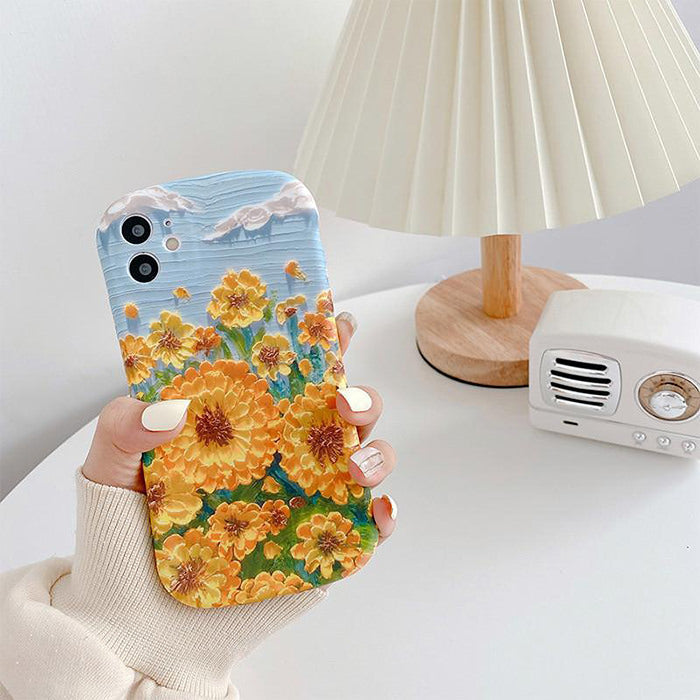 Funda para iPhone con pintura al óleo 