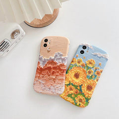 Funda para iPhone con pintura al óleo 