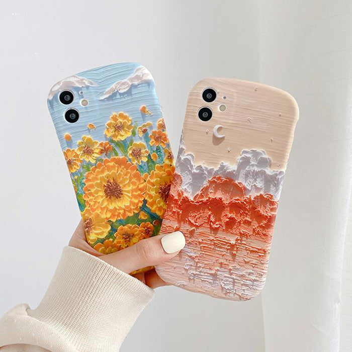 Funda para iPhone con pintura al óleo 