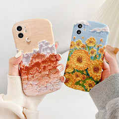 Funda para iPhone con pintura al óleo 