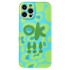 Ok Green iPhone Case