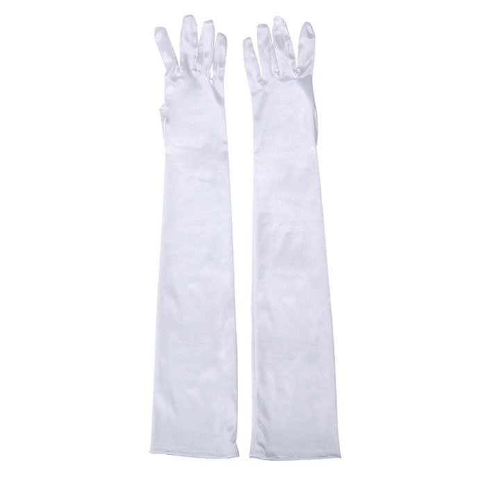 Old Money Aesthetic Satin Gloves