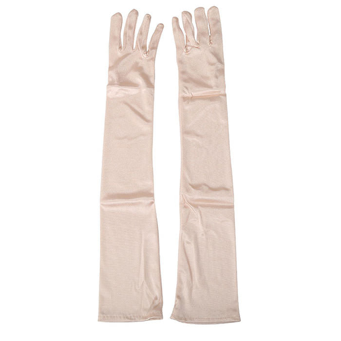 Old Money Aesthetic Satin Gloves