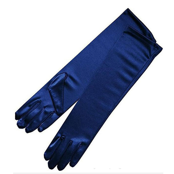 Old Money Aesthetic Satin Gloves