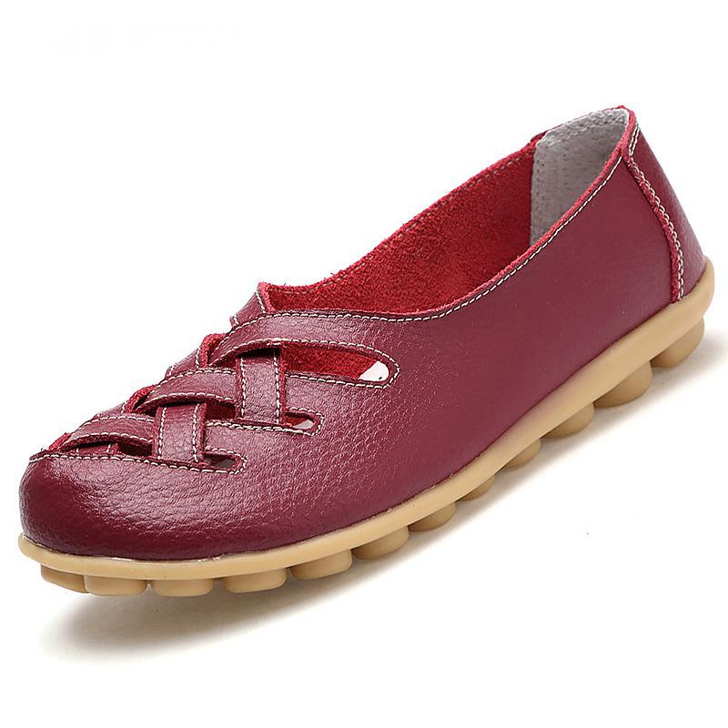 Genuine Leather Flats