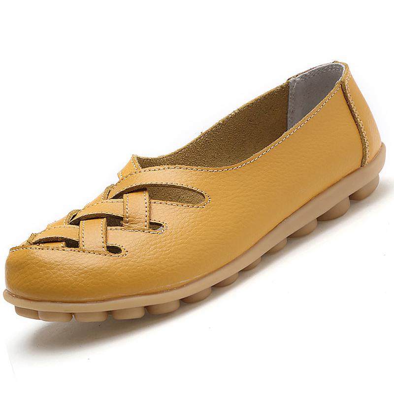 Genuine Leather Flats