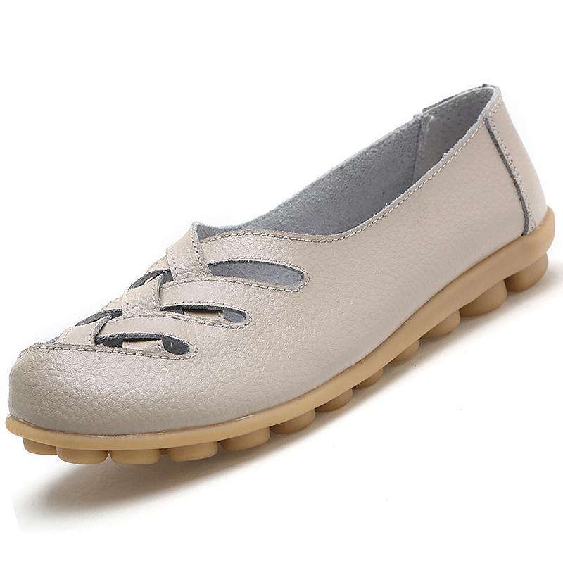 Genuine Leather Flats