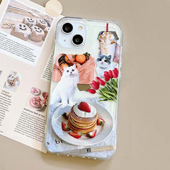 Pancakes & Cat iPhone Case