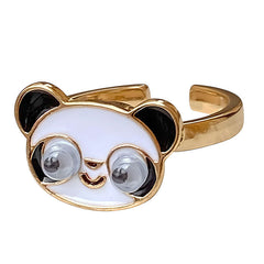 Anillo giratorio de panda 🐼