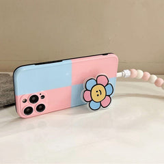 Funda para iPhone con margaritas pastel