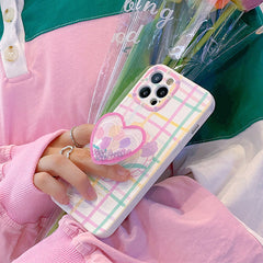 Pastel Grid iPhone Case