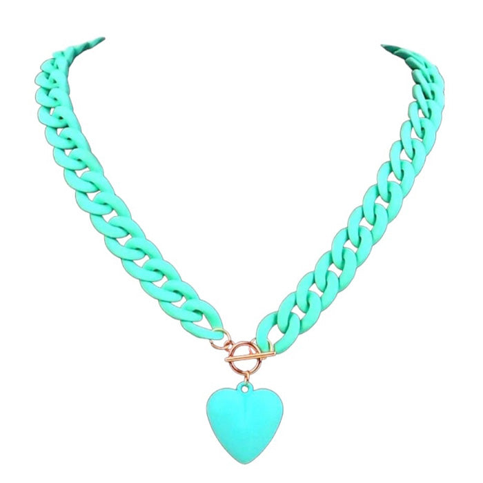 Pastel Heart Necklace