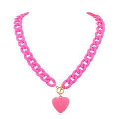 Pastel Heart Necklace