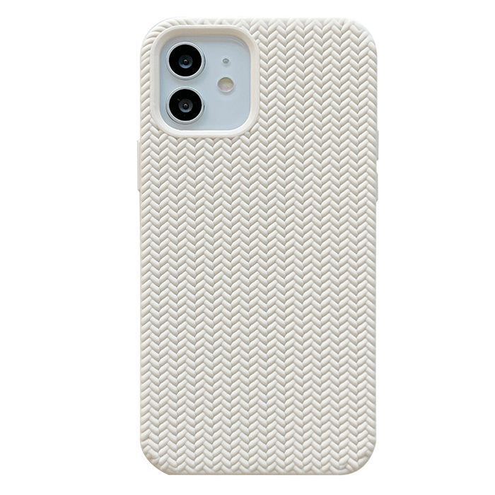 Funda para iPhone de punto pastel 