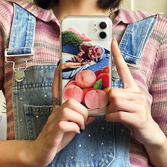 Peach & Pomegranate iPhone Case