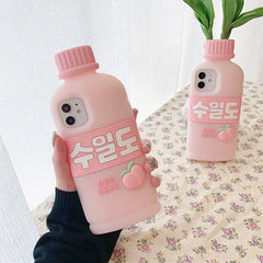 Peach Water Bottle iPhone Case