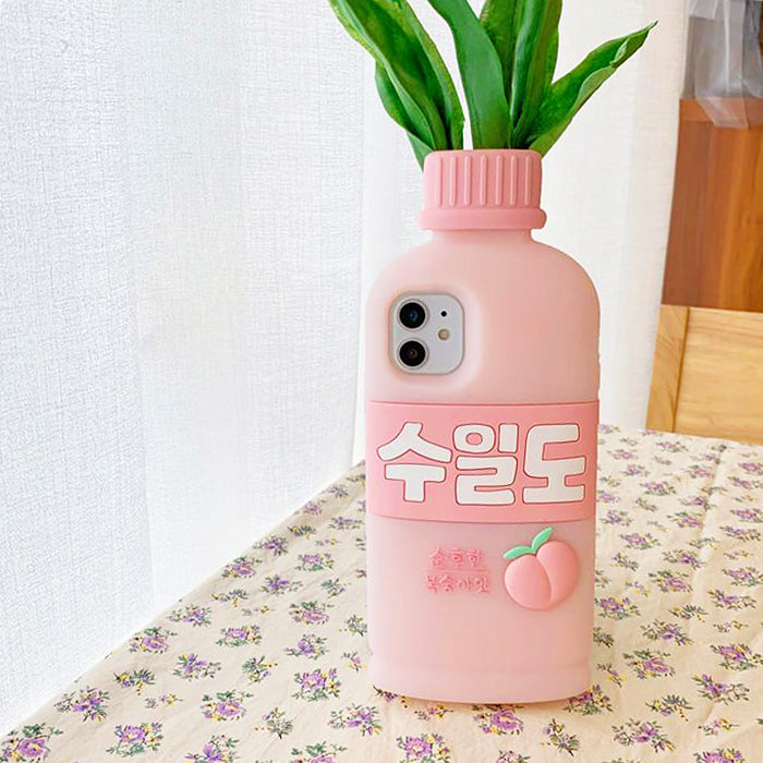 Peach Water Bottle iPhone Case