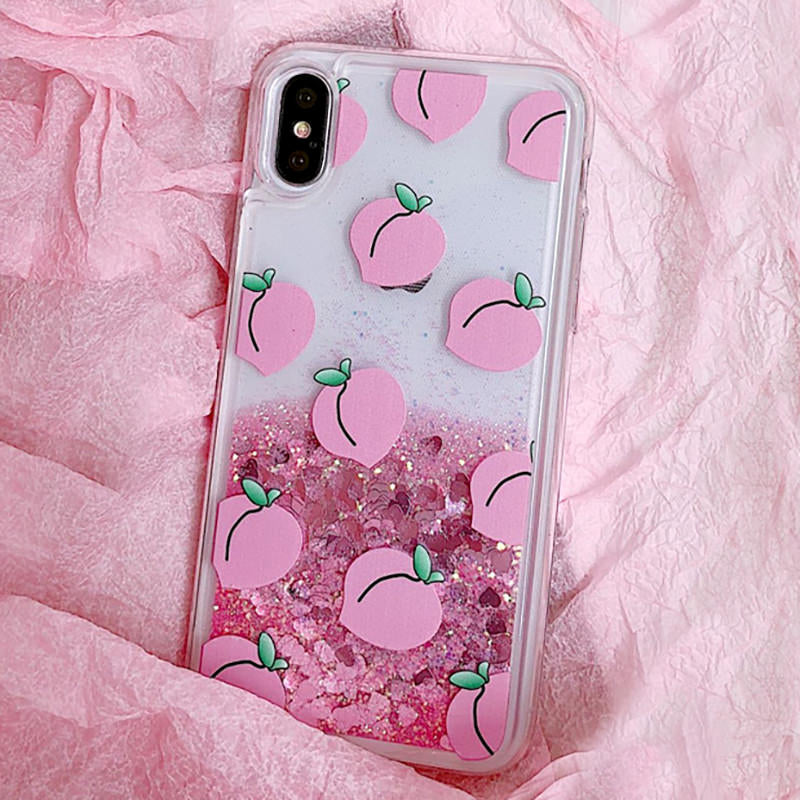 Peach Liquid IPhone Case