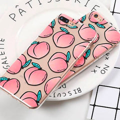 Funda para iPhone color melocotón 