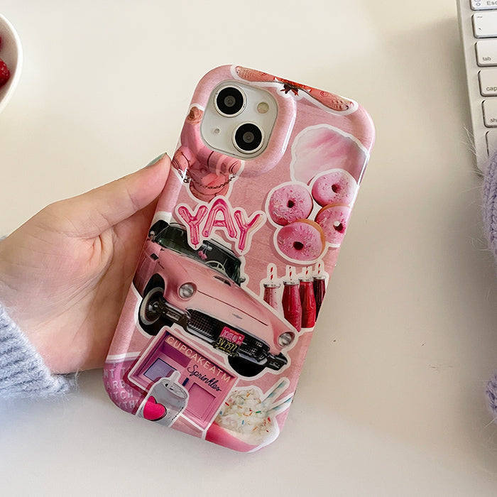 Pink Aesthetic iPhone Case