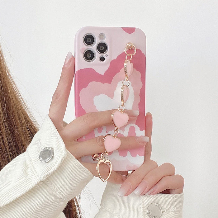 Funda para iPhone con diseño de bebé rosa