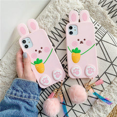 Pink Bunny iPhone Case