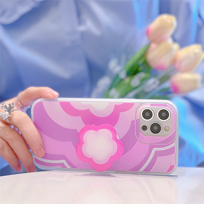 Funda para iPhone con diseño de flores rosas