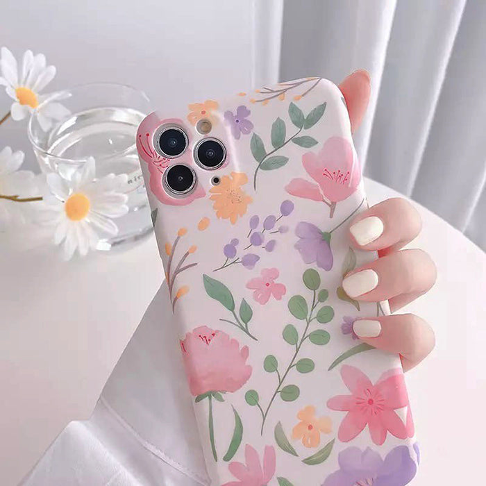 Pink Flowers iPhone Case