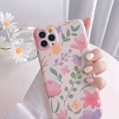 Funda para iPhone con flores rosas