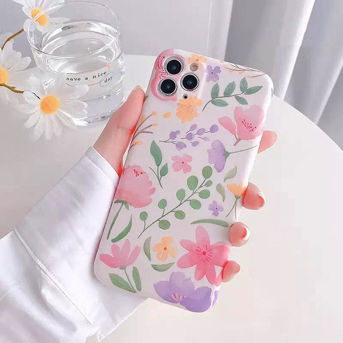 Pink Flowers iPhone Case