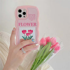 Pink Tulips iPhone Case