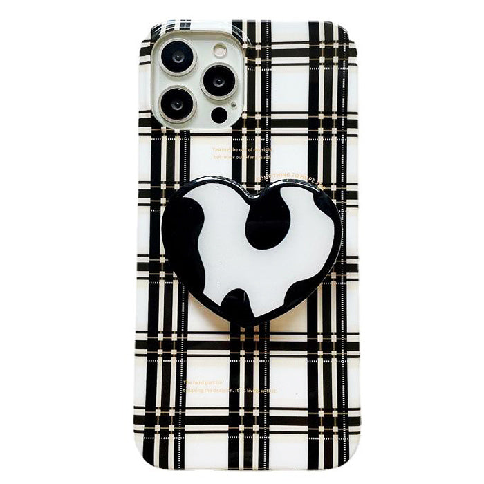 Plaid Heart iPhone Case