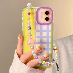 Funda para iPhone con estampado de cuadros