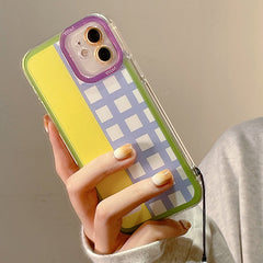 Funda para iPhone con estampado de cuadros