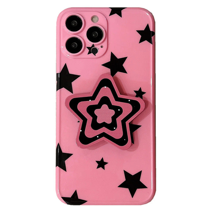 Funda para iPhone con diseño de estrella del pop