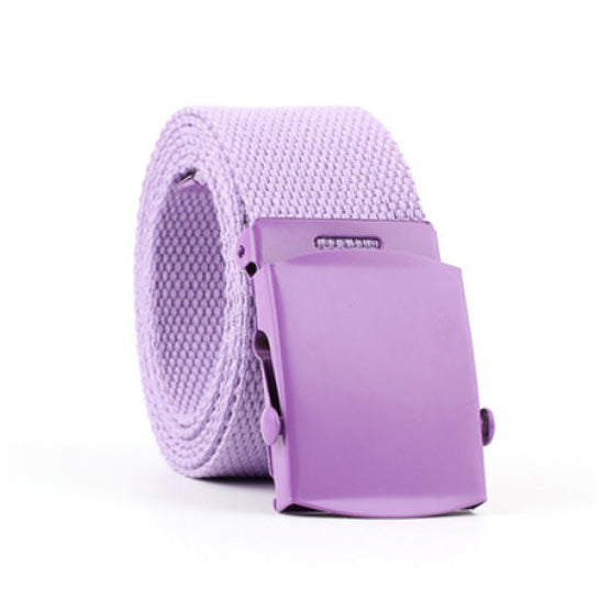 Pretty in Pastel Canvas Belt