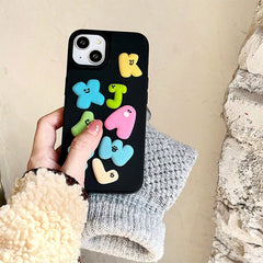 Puffy Alphabet iPhone Case