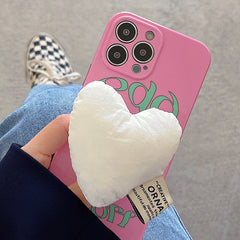 Funda para iPhone con corazón hinchado