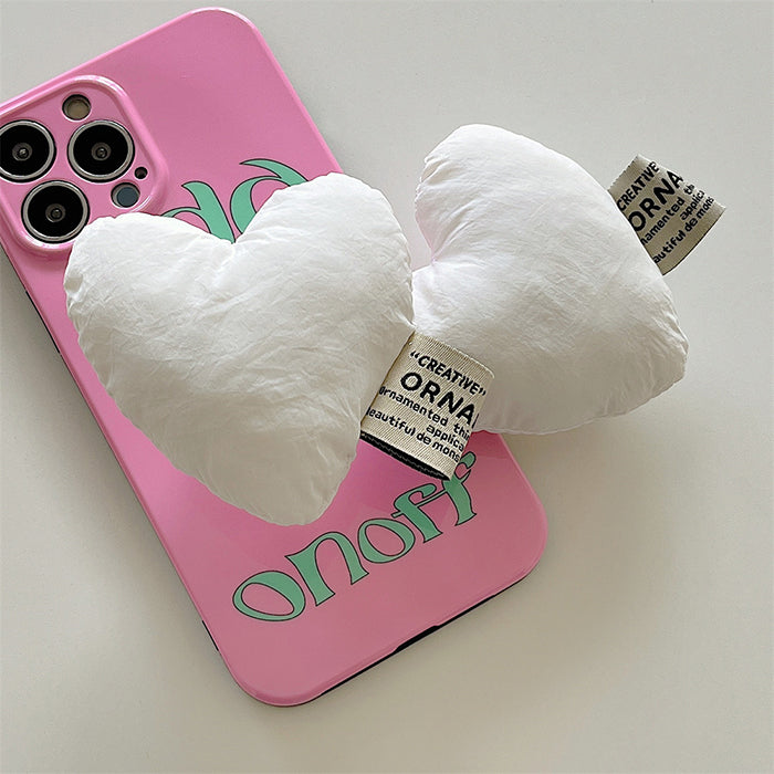 Funda para iPhone con corazón hinchado