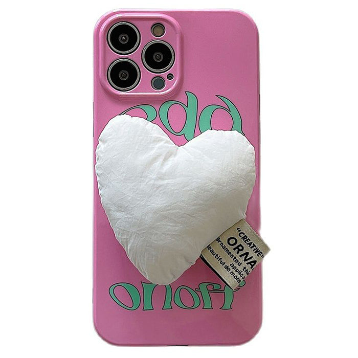 Funda para iPhone con corazón hinchado